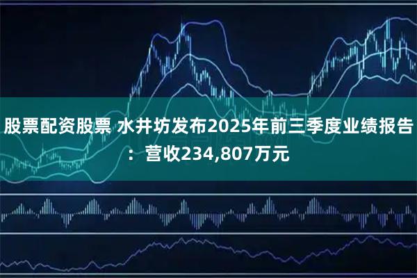 股票配资股票 水井坊发布2025年前三季度业绩报告：营收234,807万元